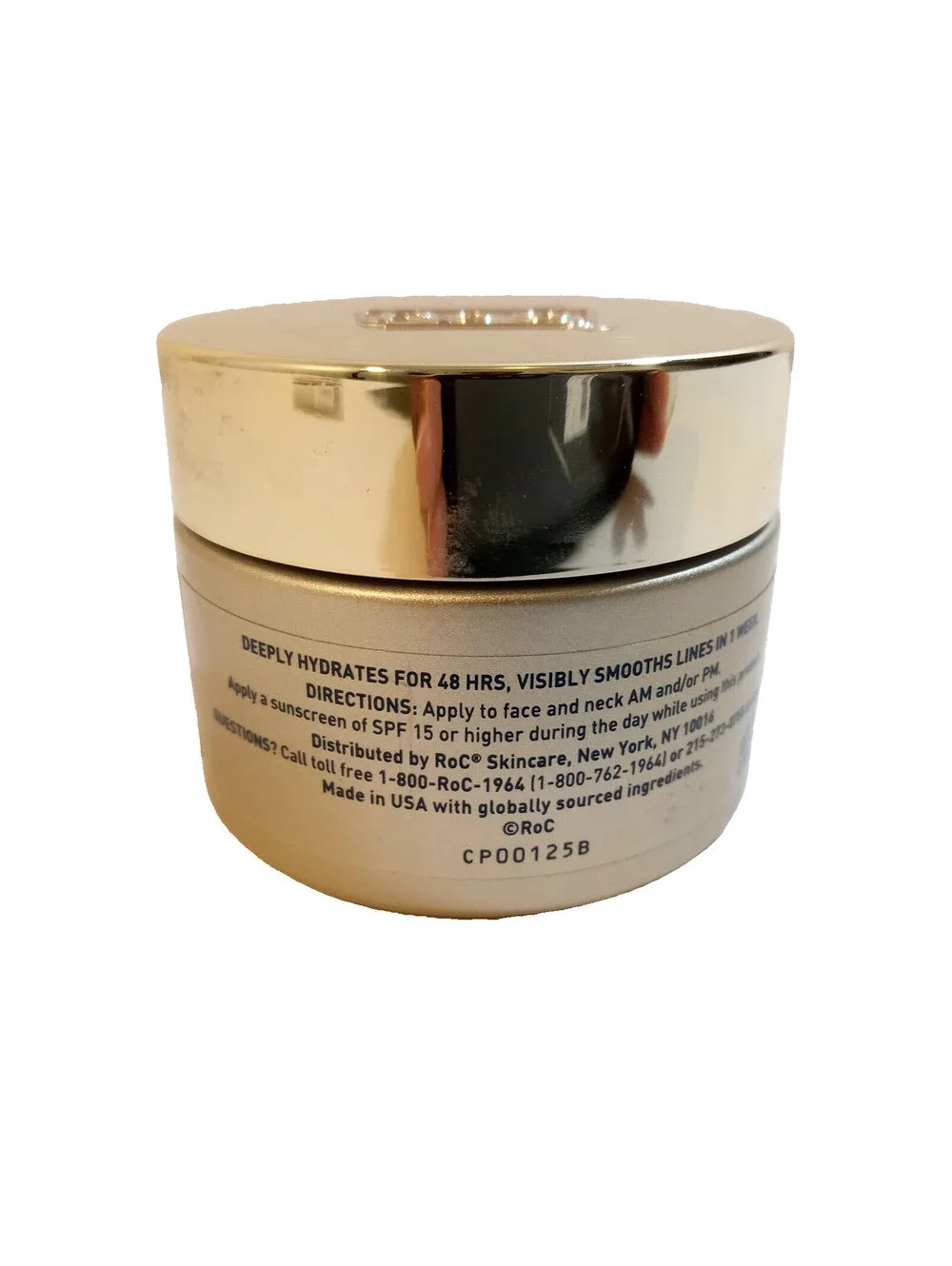 RoC Retinol Correxion Line Smoothing Glow Radiance Max Hydration Cream 1.7 Oz